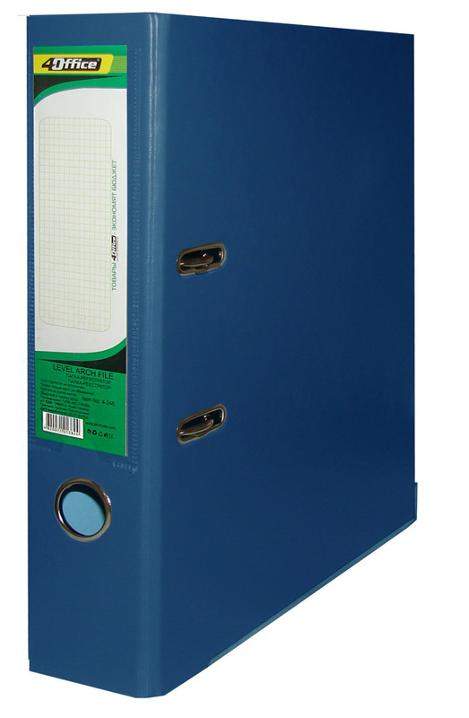 Папка-реєстратор 4OFFICE (4-246-81), А4, 70 мм., синя